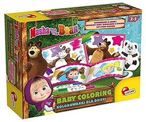 Lisciani Masha et Michka Baby COLORING - Commencons A Jouer !