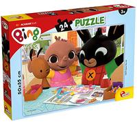 Lisciani - Masha et Michka - Puzzle 92970 - Puzzle Enfant 60 Pièces - Très Épaisses - Développe Logique et Coordination - 50x35 cm - Fabriqué en Italie - Dès 3 Ans