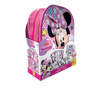 Lisciani Sac à dos Minnie Coloring et Drawing School – Ardoise et feutres – Multicolore