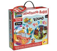 Lisciani – Jeu Montessori Baby Chiots Tout Ronds – Multicolore – 1-4 ans – Fabriqué en Italie
