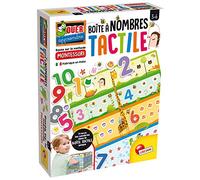 Lisciani – Jeu Boîte à Nombres – Puzzle tactile Montessori Multicolore G