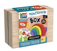 Lisciani - Montessori Box Sight - Kit Sensoriel Visuel - Dès 3 Ans | Perception Visuelle et Patience - Éveil des Sens Approche Montessori - Jeu Éducatif Enfants - Coffret en Bois à Manipuler