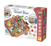 Lisciani - Montessori - La Boîte Géante Jeu de Classification - Dès 2 Ans | Fond Interchangeable - Nombreuses Activités Différentes - Classification des Objets - Tri par Forme, Couleur et Catégorie