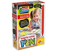 Lisciani - Montessori Pen Basic Stylo Ergonomique, Multicolore, 97203