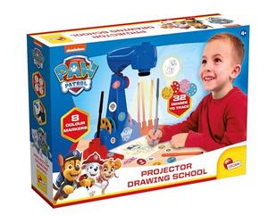 Lisciani - Pat Patrouille - PROJECTEUR Ecole DE Dessin - Kit Créatifs de Dessins pour Enfants dès 5 Ans - Apprendre à Dessiner en Projetant Ses Personnages Préférés - Fabriqué en Italie