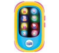 Lisciani - PEPPA PIG - Jouet Imitation Smartphone pour Bébé dès 1 an - Affichage Lumineux Led sur Ecran avec Miroir Magique - Diffuse la Musique du Dessin Animé - Amusant dès 12 mois