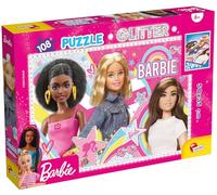Lisciani Puzzle Barbie Glitter – 108 pièces, 50 x 35 cm (Paysage) – Brillant, dès 4 ans