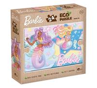 Lisciani - Puzzle Barbie - Puzzle 24 Pièces Double Face pour Enfants dès 3 Ans - Verso À colorier - Format 25x35 cm - 100% Recyclable - Jeu Educatif et Créatif - Idée Cadeau Anniversaire