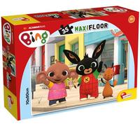 Lisciani - Puzzle Bing - 35 Pièces pour Enfants dès 3 Ans - Puzzle Maxi Floor Bing Enfant - Format Géant 70 x 50 cm - Activité Éducative Motricité Fine Concentration et Observation