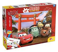 Lisciani Puzzle Disney Cars 2 double face 108 pièces – verso à colorier – jeu de réflexion – dès 6 ans