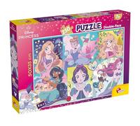 Lisciani - Puzzle Disney Princesses Manga - Puzzle 250 Pièces Double Face pour Enfants dès 7 Ans - Format 50x35 - Verso à Colorier - Activité Créative - Jeu Éducatif - Idée Cadeau Anniversaire
