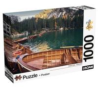 Lisciani - Puzzle Dolomites 1000 Pièces Super Shine Adultes dès 14 Ans - Poster Inclus - Impression Brillante Haute Qualité Fabriqué en Italie - Pièces Emboîtables 50x35 cm et Affiche 70x50 cm