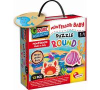 Lisciani Puzzle en bois Montessori - Rond