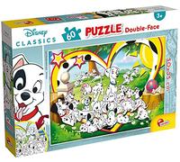Lisciani, Puzzle pour enfants à partir de 4 ans, 60 pièces, 2 en 1 Double Face Recto / Verso avec le dos à colorier - Disney 101 Dalmatiens 86528