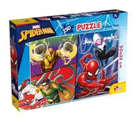 Lisciani - Puzzle Spider-Man - 250 Pièces Double Face - Dès 7 Ans | Illustration au Dos à Colorier - Activité Créative Enfant - Motricité Fine, Dextérité et Mémoire - Format Final 50 x 35 cm