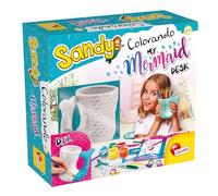 Lisciani - Sandy Colorando - My Mermaid Desk Bureau Sirène - Dès 4 Ans | Poste de Travail pour Enfants - Espace Créatif Subaquatique - Pour les Petits Artistes - Autonomie et Rangement Organisé