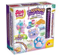 Lisciani - Slumi Science - Les Copains Tout-Doux - Kit Création Squishy Toys Enfant dès 7 Ans - Activité DIY Slime et Moules pour Squishy - Décorations Paillettes - Créations Sensorielles à Presser