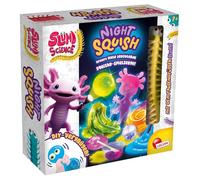 Lisciani - SLUMI Science - Night Squish - Kit d'expérimentation DIY à partir de 7 Ans - Kit Chimique Phosphorescent pour fabriquer des Jouets Squishy Lumineux