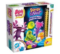 Lisciani - Slumi Science - Squishy de la Nuit - Phosphorescent - Dès 6 Ans | Kit Expériences Scientifiques DIY - Lumière LED, Colle et Pigments Phosphorescents - Jouet Squishy qui Brille dans le Noir