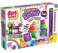 Lisciani - SLUMI Science Squishy & Slime 2 en 1 - Kit Expériences Enfants dès 6 Ans - Coffret Slime - Kit Créatif DIY - Jouet Personnalisable