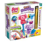Lisciani - Squish et Slime - Kit de Bricolage pour Enfants à partir de 7 Ans - Stylos Axolotl DIY - Slime à Faire soi-même avec des Couleurs et des Perles - Jouet créatif pour expérimenter et écrire