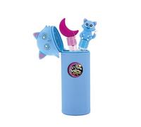 Lisciani - The Moon Academy - Kit de Stylos et Trousses à Créer - Dès 7 Ans | Kit DIY Fabrication et Décoration de Stylos - 3 Trousses en Silicone - Activités Manuelles - Fournitures Scolaires Utiles