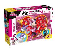 Liscianigiochi 74198 Puzzle Disney 2 en 1 double face supermaxi 108 pièces Minnie