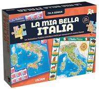 Liscianigiochi 80571 I'm a Genius: la Mia Bella Italia Geopuzzle, Multicolore