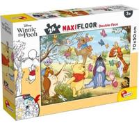 Liscianigiochi 86665 Disney DF Maxi Floor 24 Winnie l'ourson Puzzle pour enfants, Multicolore