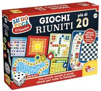 Liscianigiochi 89154 Ludoteca Giochi Riuniti - Ensemble de Plus de 20 Jeux de société, en Couleurs