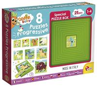 Liscianigiochi- Carotina Baby 9 Puzzle Progressive Ferme, 95483, Non Applicable