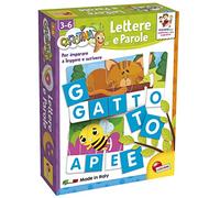 Liscianigiochi- Carotina Cartotina Plus Lettres et Mots, 92604, Non Applicable, Petit