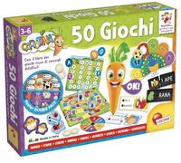 Liscianigiochi Carotte 50 Jeux pour Enfants, Multicolore, 76710, 3-6 Ans