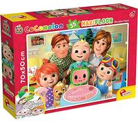 Liscianigiochi - CoComelon - Maxi Puzzle pour enfants a partir de 3 ans, 35 pièces, 2 en 1 Double Face Recto / Verso avec le dos à colorier - 91034