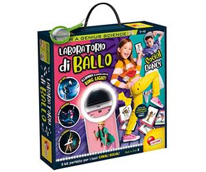 Liscianigiochi, I'm a Genius Laboratoire de Danse Sociale, Ring Light Portable, Selfie Stick Silhouettes, Multicolore, 97357