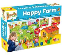 Liscianigiochi - Jeux 1er Age - Carotina Baby - Happy Farm - Jeu éducatif pour enfants à partir de 1 an - 72248