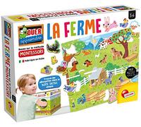 Liscianigiochi JEUX EDUCATIFS - MONTESSORI MAXI LA FERME - FR72484, Blanc, 38.8 x 28.5 x 5.7