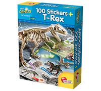 Liscianigiochi- kit de paléontologie 100 Stickers T Rex, 59775, Multicolore