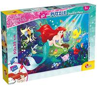 Liscianigiochi Lisciani Puzzle enfants Disney La Petite Sirène 60 pièces 2 en 1 recto/verso 74051