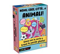 Liscianigiochi Ludoteca Les Cartes des Enfants Noms, Choses, Ville et Animaux, Multicolore, 100552