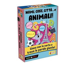 Liscianigiochi Ludoteca Les Cartes des Enfants Noms, Choses, Ville et Animaux, Multicolore, 100552