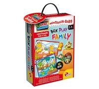 Liscianigiochi Montessori Baby Box Play Family-Jeu educatif pour Enfants à partir de 2 ans-92727, 92727, Non Applicable