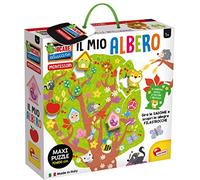 Liscianigiochi- Montessori il Mio Albero Maxi Puzzle, 80144, Multicolore