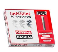 Lise Herzog - Simplissime coffret - 20 pas-à-pas - Dessins Mangas