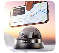 LISEN Porte Telephone Voiture pour Tableau de Bord, [Silicone antidérapant], Support Smartphone Voiture pour Tableau de Bord Rotatif à 360° Para iPhone/Samsung/Android Smartphones