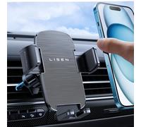 LISEN Support de téléphone de Voiture, Support de téléphone pour Grille d'aération de Voiture, Support de téléphone Portable pour iPhone 16 Pro Max, Support de téléphone Portable pour iPhone 16, 15