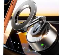 LISEN Support de téléphone électrique à ventouse automatique pour voiture, activation par une touche, verrouillage MagSafe instantané, support de téléphone magnétique réglable à 360°, accessoires de