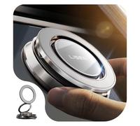 LISEN Support Téléphone à Ventouse pour Aspirateur, Support Téléphone Magnétique à Aspiration 360 Ajustable pour Voiture [Tout Métal & Gel Nano Super Forte Aspiration] pour Support Magsafe pour iPhone