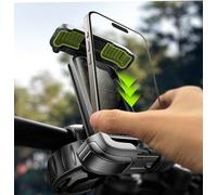 LISEN Support Telephone Velo Porte Téléphone Moto Anti-Vibration & 1S Locked, Support Smartphone Trotinette Electrique/VTT/Scooter, 360° Rotation GPS Accessoires pour iPhone 16 15 Pro Max 13 de 4,5-7”