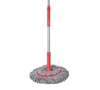 Liseré Vert | Balai serpillère Magic Twist Mop® Lave sols Ultra-Absorbant, Compact, essorage intégré, Manche télescopique